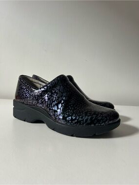 Align Black/Purple Animal Print Slip-On Comfort Casual Shoes